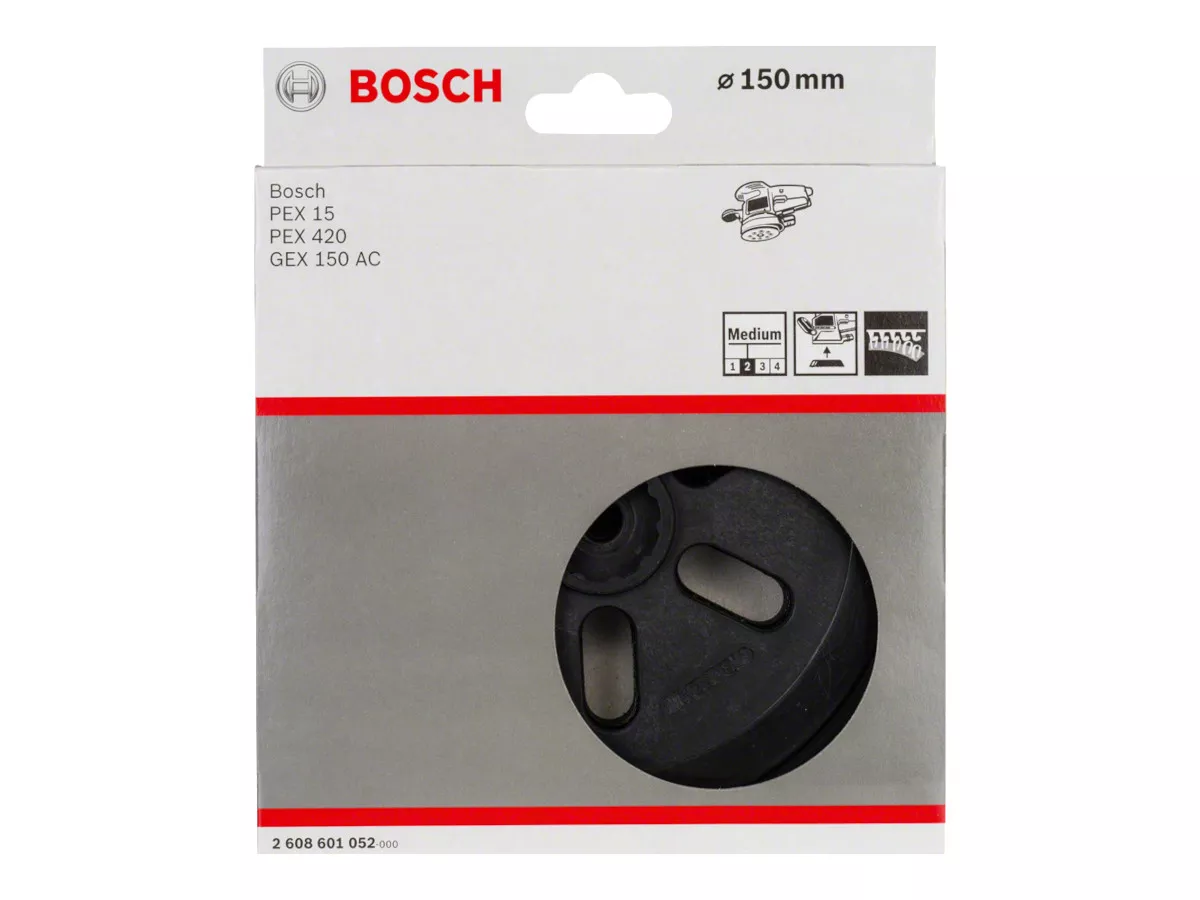 Plateau de ponçage moyen ponceuse excentrique PEX 15 AE BOSCH